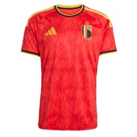 Stroje piłkarskie Belgia Koszulka Podstawowej MŚ 2026 Krótki Rękaw